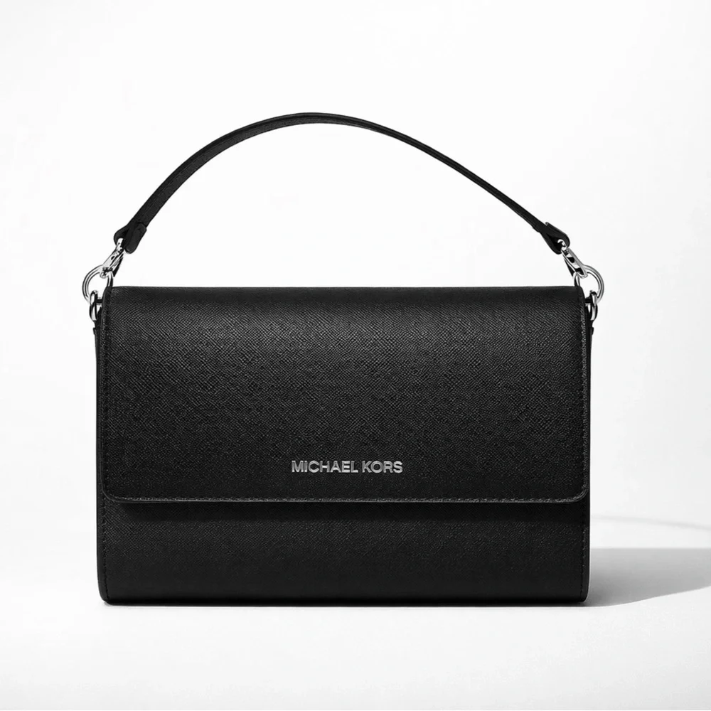 Michael Kors Jet Set Travel 3-in-1 Crossbody bag in Saffiano black leather - Picture 5 of 14